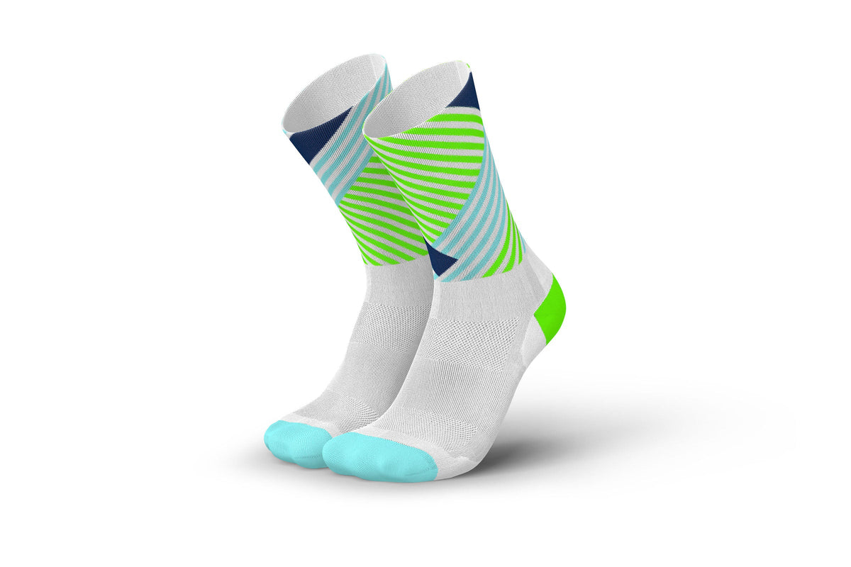 INCYLENCE ULTRALIGHT OVERLAYS MINT GREEN Performance Socks