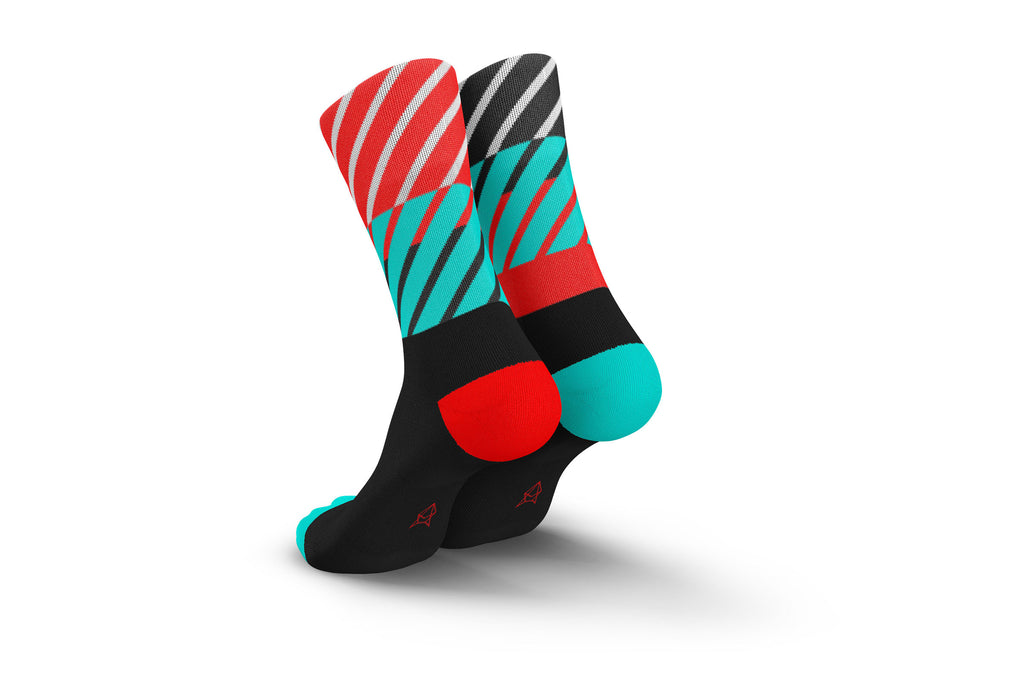 RUNNING DIAGONALS BLACK INFERNO Running High-Cut INCYLENCE