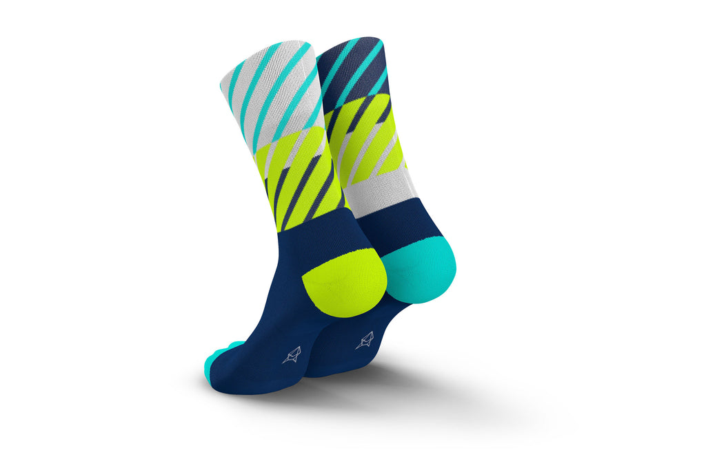 RUNNING DIAGONALS NAVY CANARY Running High-Cut INCYLENCE