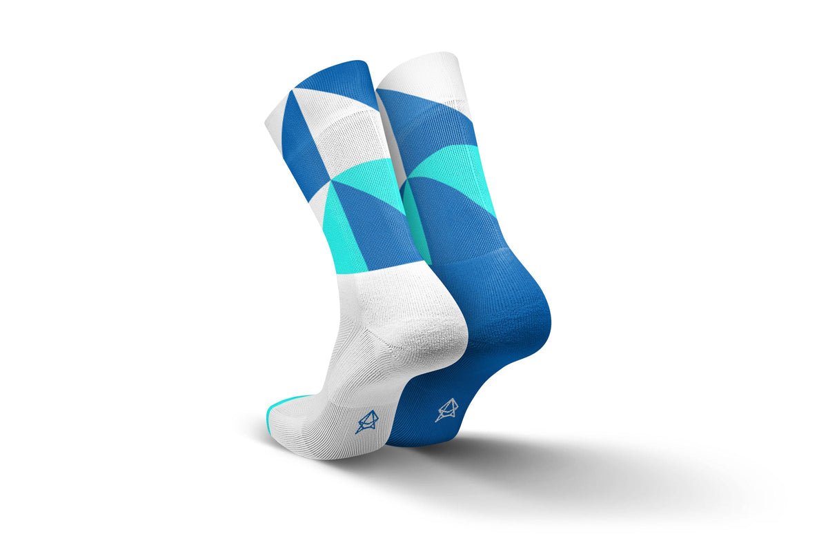 RUNNING POLYGONS BLUE Running High-Cut INCYLENCE