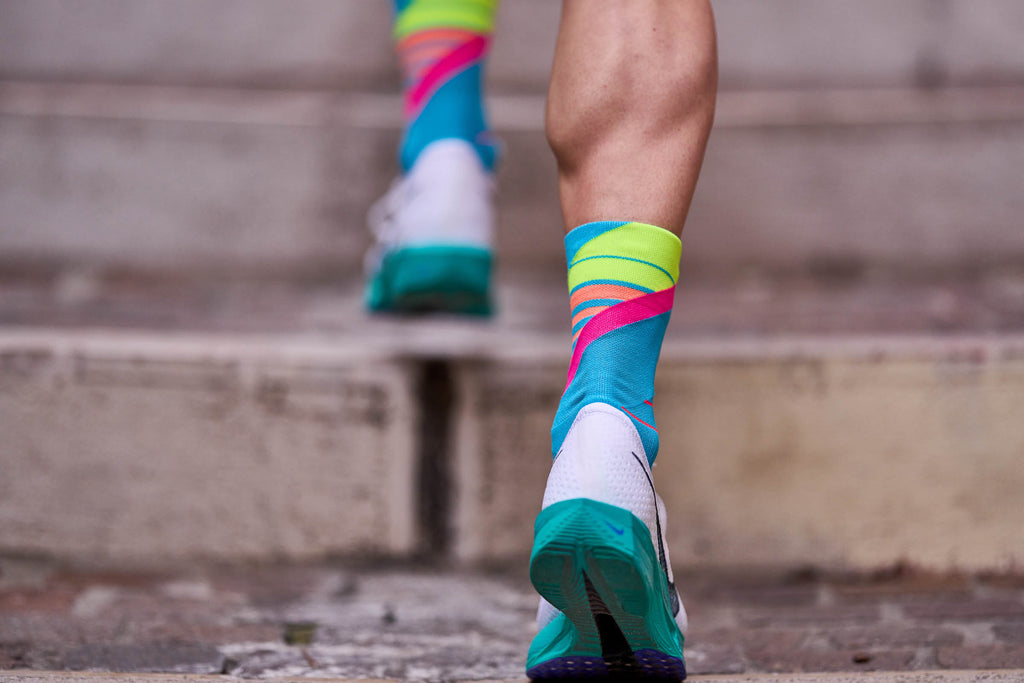 RUNNING LADDERS BLUE PINK Running High-Cut INCYLENCE