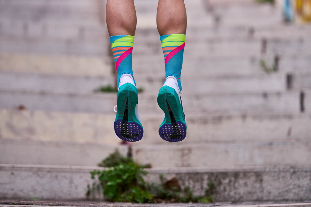 RUNNING LADDERS BLUE PINK Running High-Cut INCYLENCE