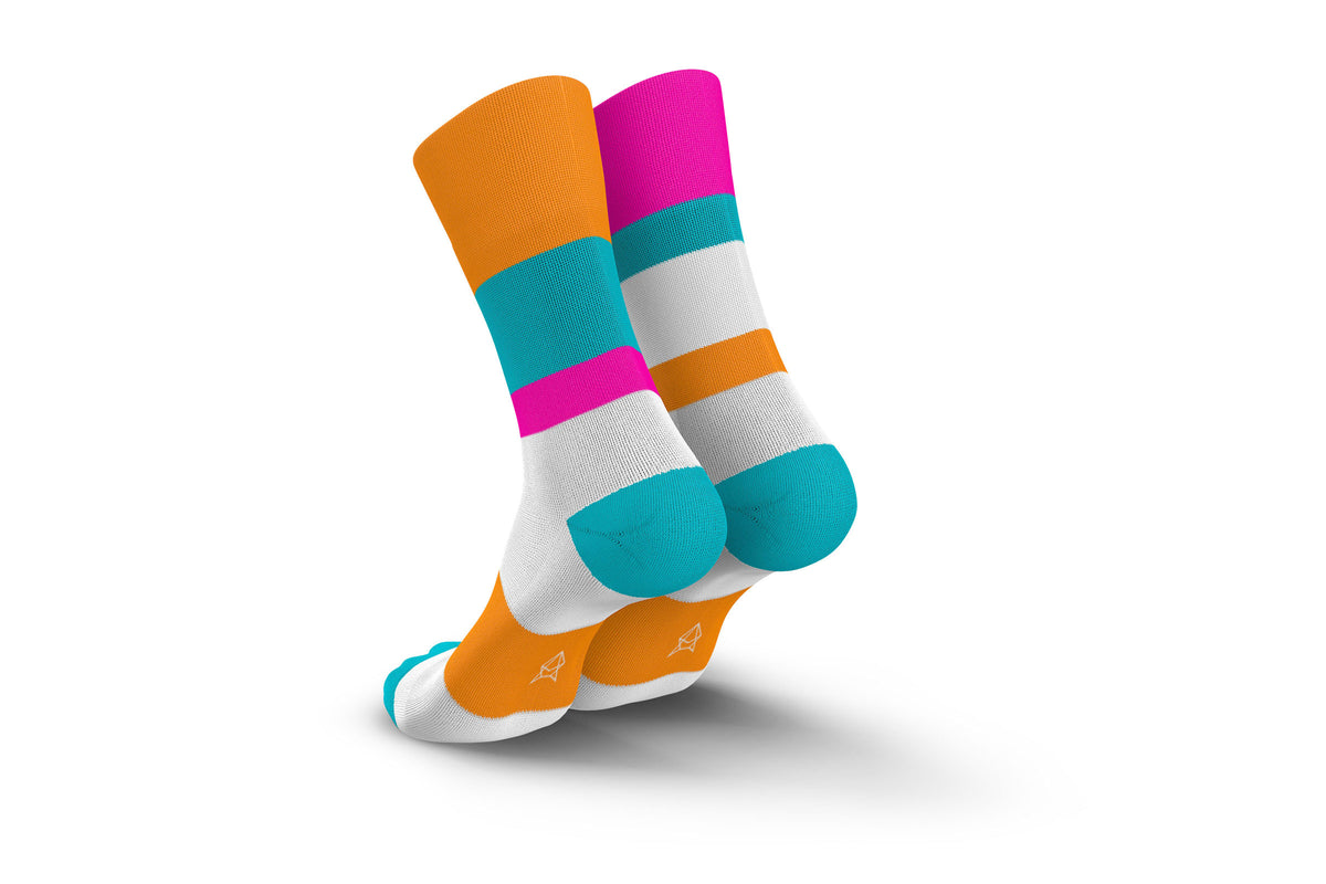 RUNNING BANDS CYAN ORANGE Running High-Cut INCYLENCE