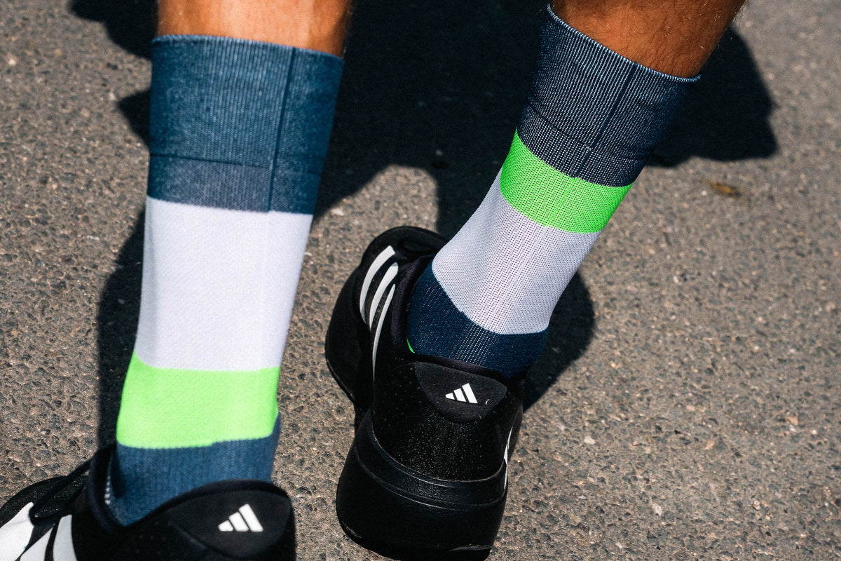 RUNNING BANDS NAVY GREEN Running High-Cut INCYLENCE