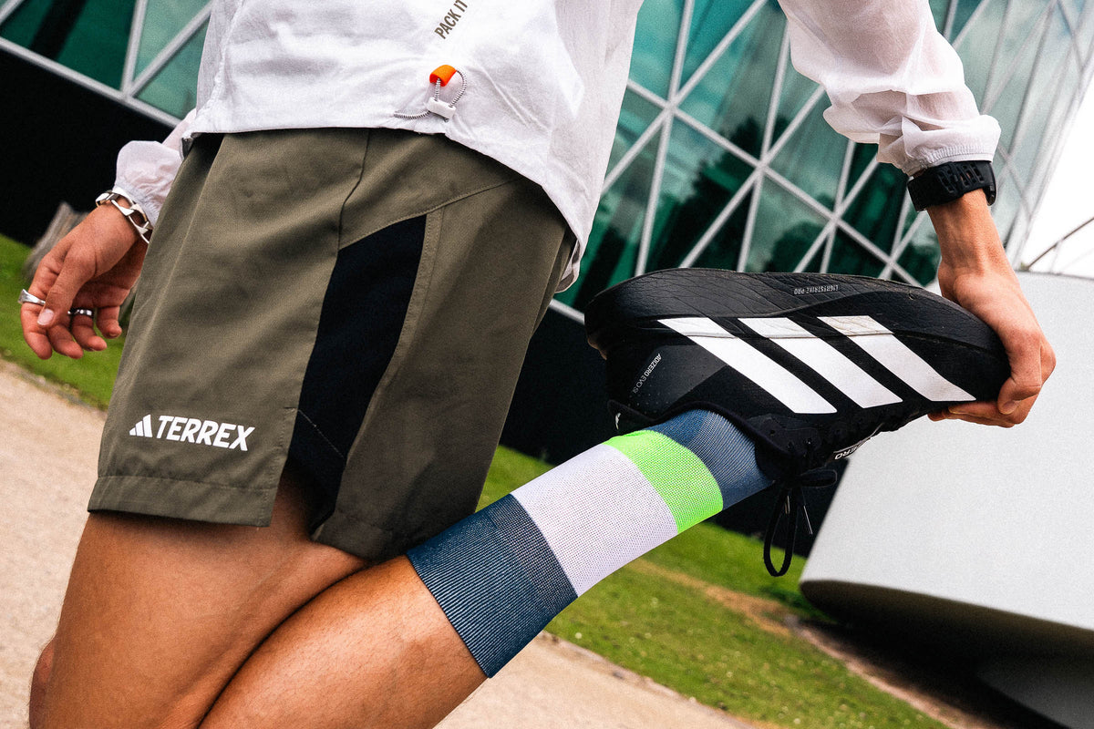 RUNNING BANDS NAVY GREEN Running High-Cut INCYLENCE
