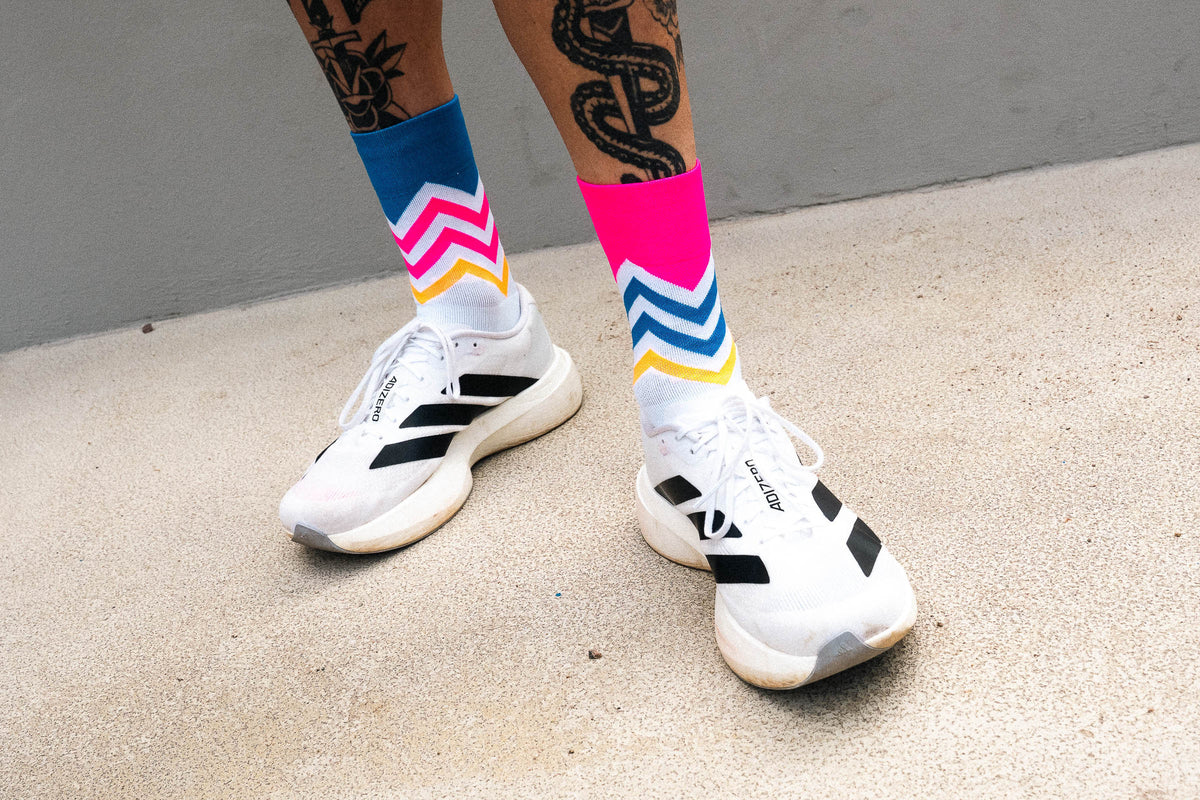 RUNNING VOLTS BLUE PINK Running High-Cut INCYLENCE