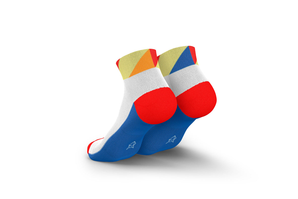 RUNNING POLYGONS SHORT BLUE INFERNO Running Low-Cut INCYLENCE