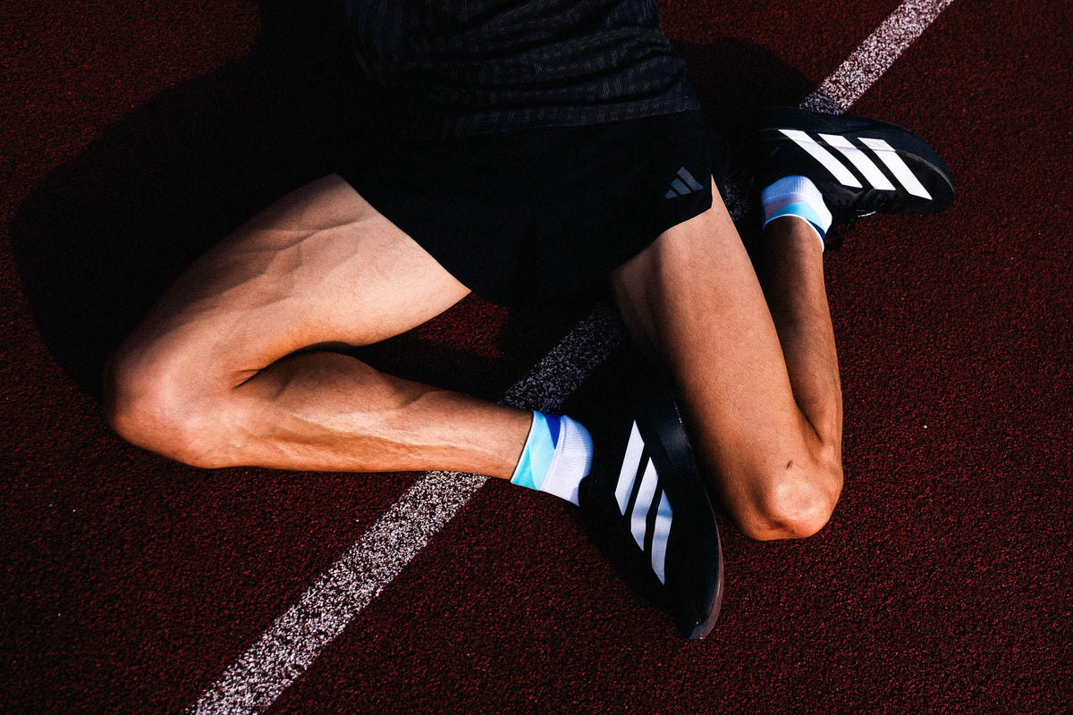 RUNNING POLYGONS SHORT NAVY MINT Running Low-Cut INCYLENCE