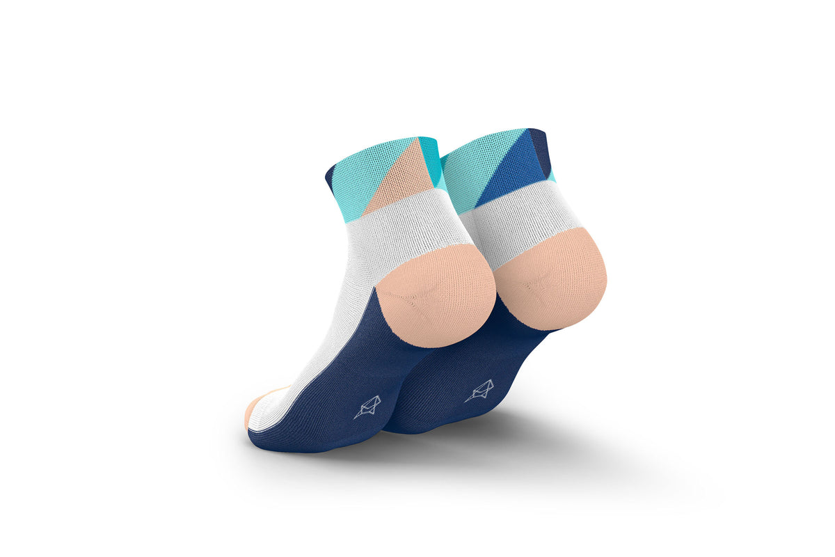 RUNNING POLYGONS SHORT NAVY MINT Running Low-Cut INCYLENCE