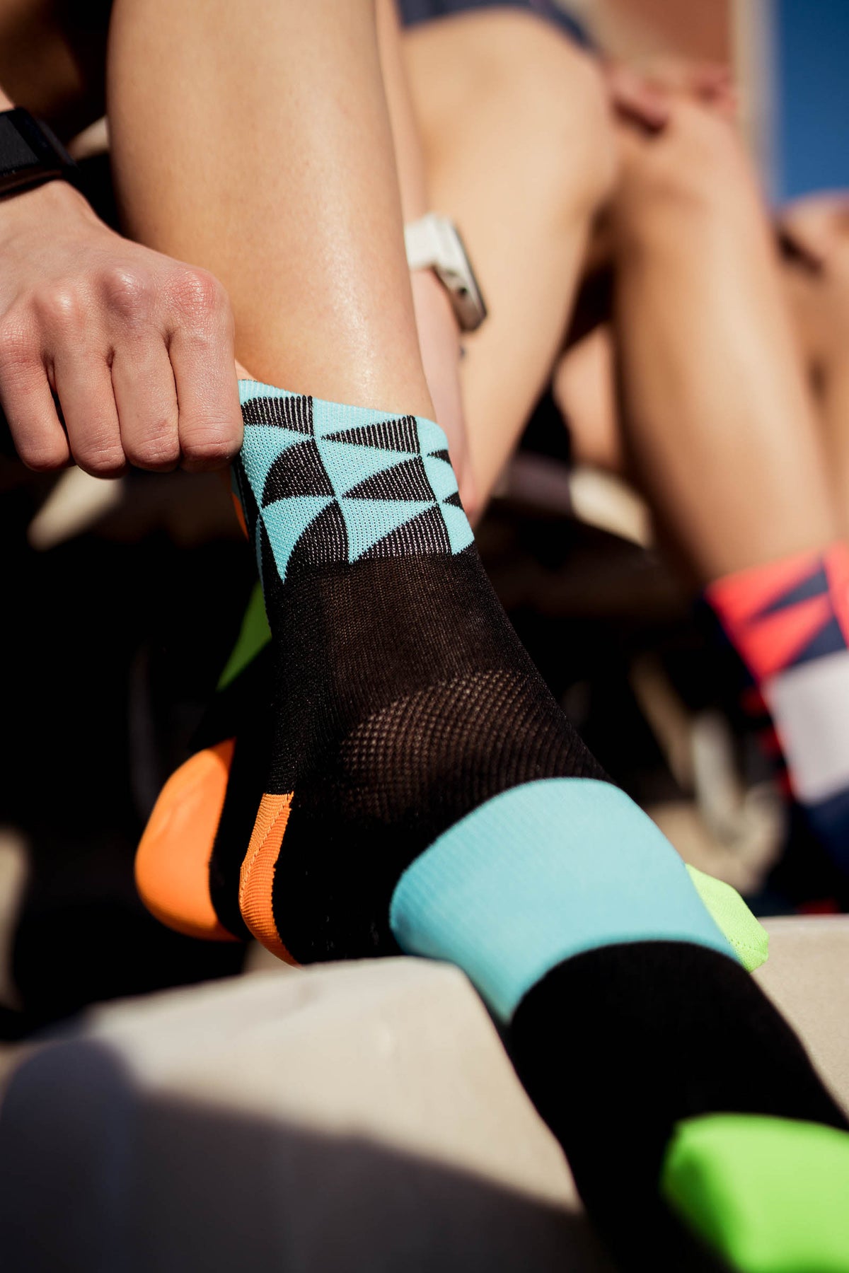 ULTRALIGHT ELEMENTS SHORT BLACK CYAN Ultralight Low-Cut INCYLENCE