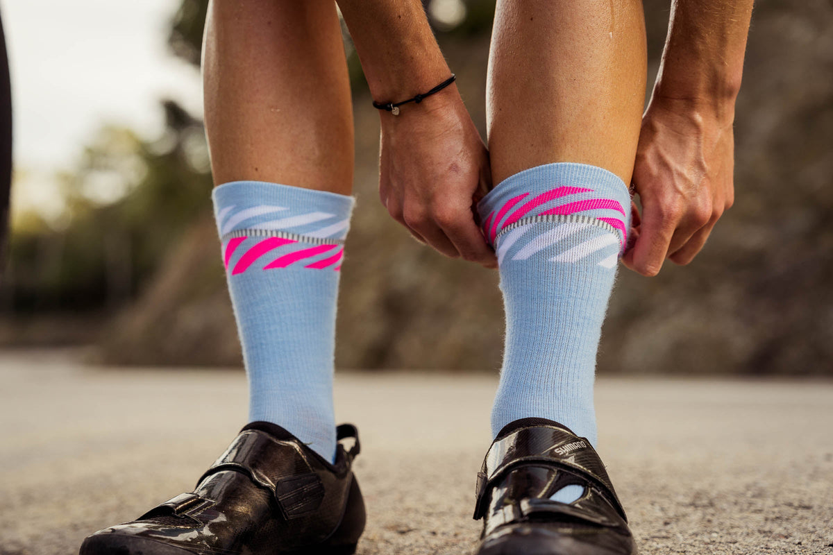 MERINO LIGHT LANES WATER PINK Merino Light INCYLENCE