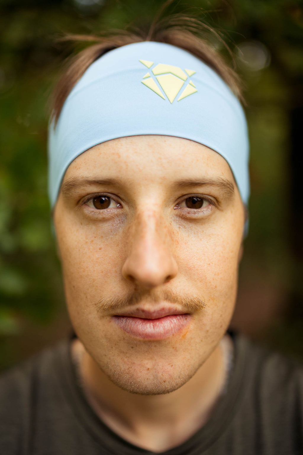 HEADBAND V1 SKY BLUE YELLOW BREIT Headband Wide INCYLENCE