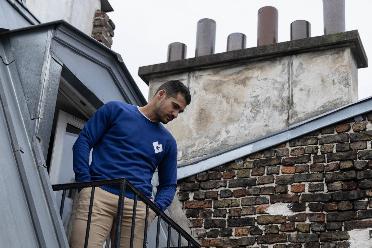 SWEATSHIRT ONE UNISEX NAVY BLUE Sweatshirt INCYLENCE