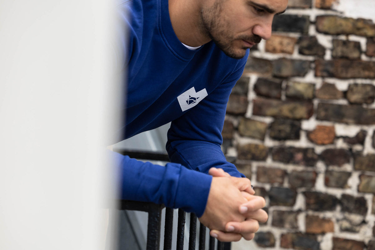 SWEATSHIRT ONE UNISEX NAVY BLUE Sweatshirt INCYLENCE