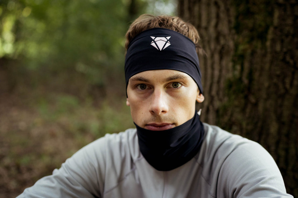 INCYLENCE HEADBAND V2 BLACK LIGHT PINK WIDE Headband Wide INCYLENCE