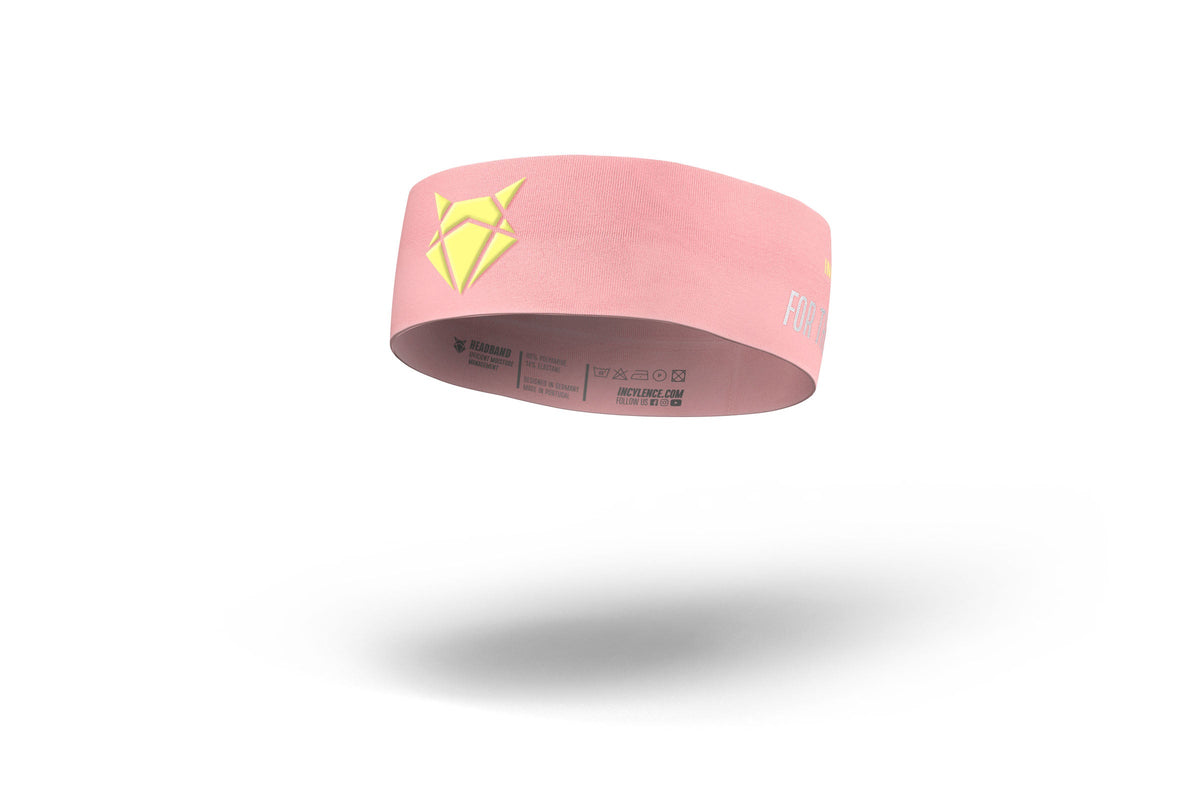 HEADBAND V2 LIGHT PINK YELLOW NARROW Headband Narrow INCYLENCE