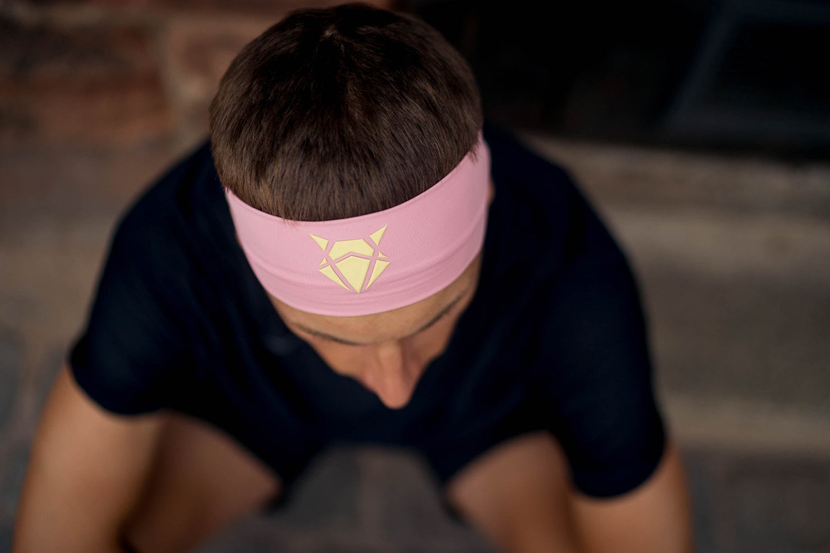 HEADBAND V2 LIGHT PINK YELLOW NARROW Headband Narrow INCYLENCE