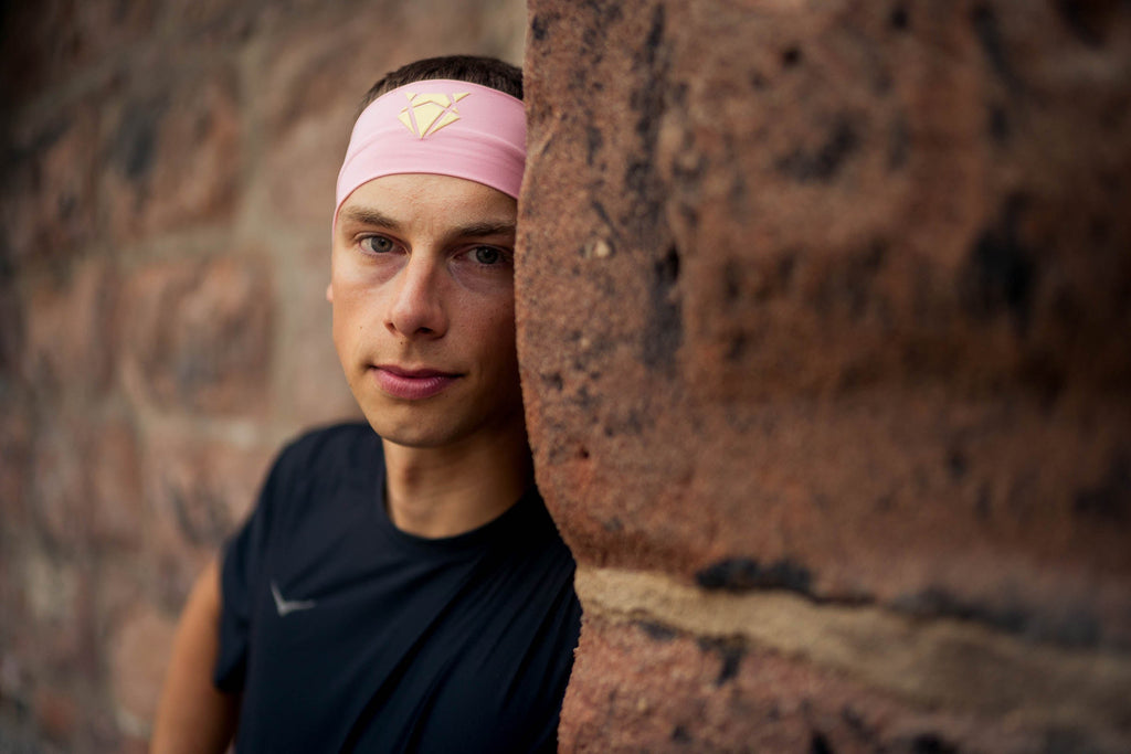 HEADBAND V2 LIGHT PINK YELLOW NARROW Headband Narrow INCYLENCE
