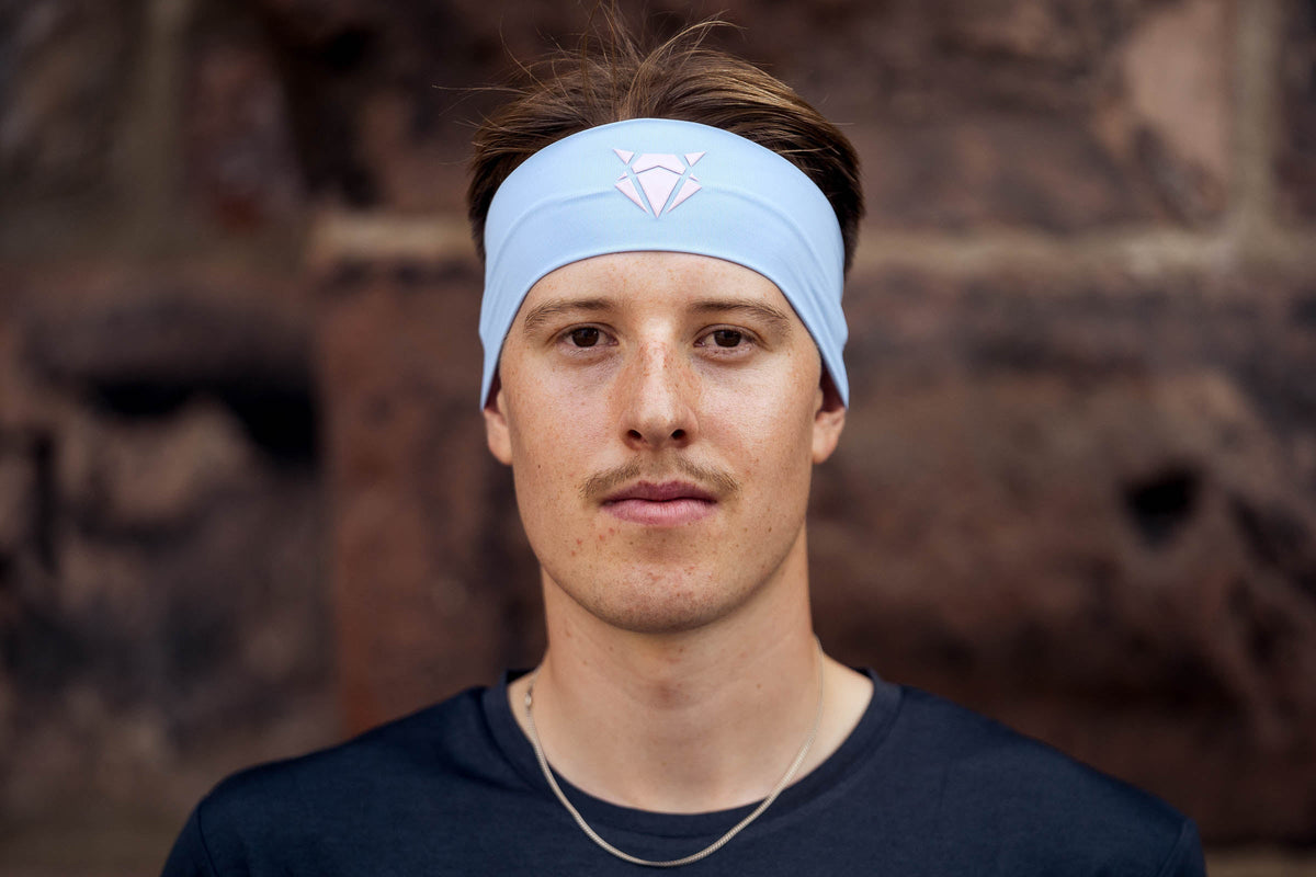 HEADBAND V3 BLUE LIGHT PINK NARROW Headband Narrow INCYLENCE