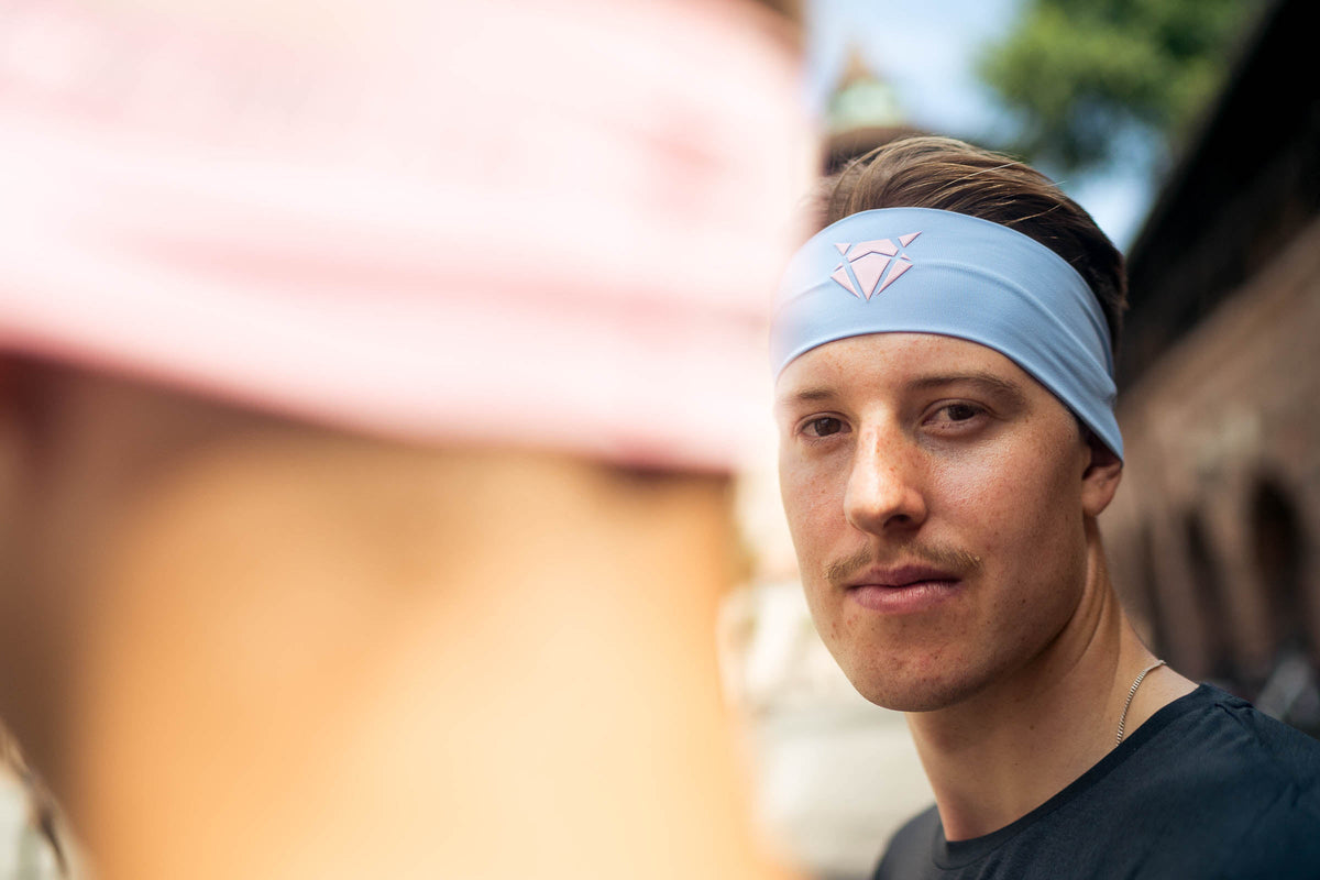 HEADBAND V3 BLUE LIGHT PINK NARROW Headband Narrow INCYLENCE