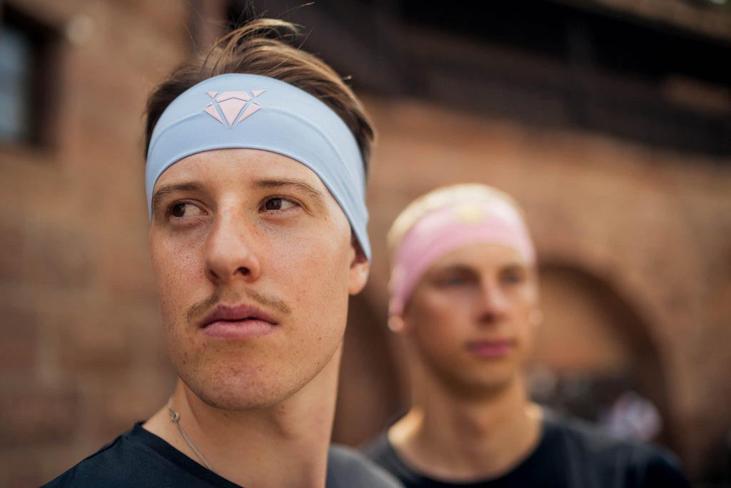 HEADBAND V3 BLUE LIGHT PINK NARROW Headband Narrow INCYLENCE