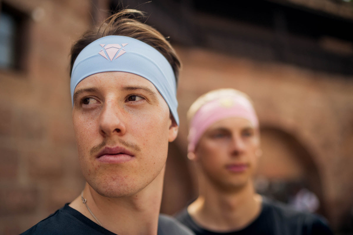 HEADBAND V3 BLUE LIGHT PINK NARROW Headband Narrow INCYLENCE