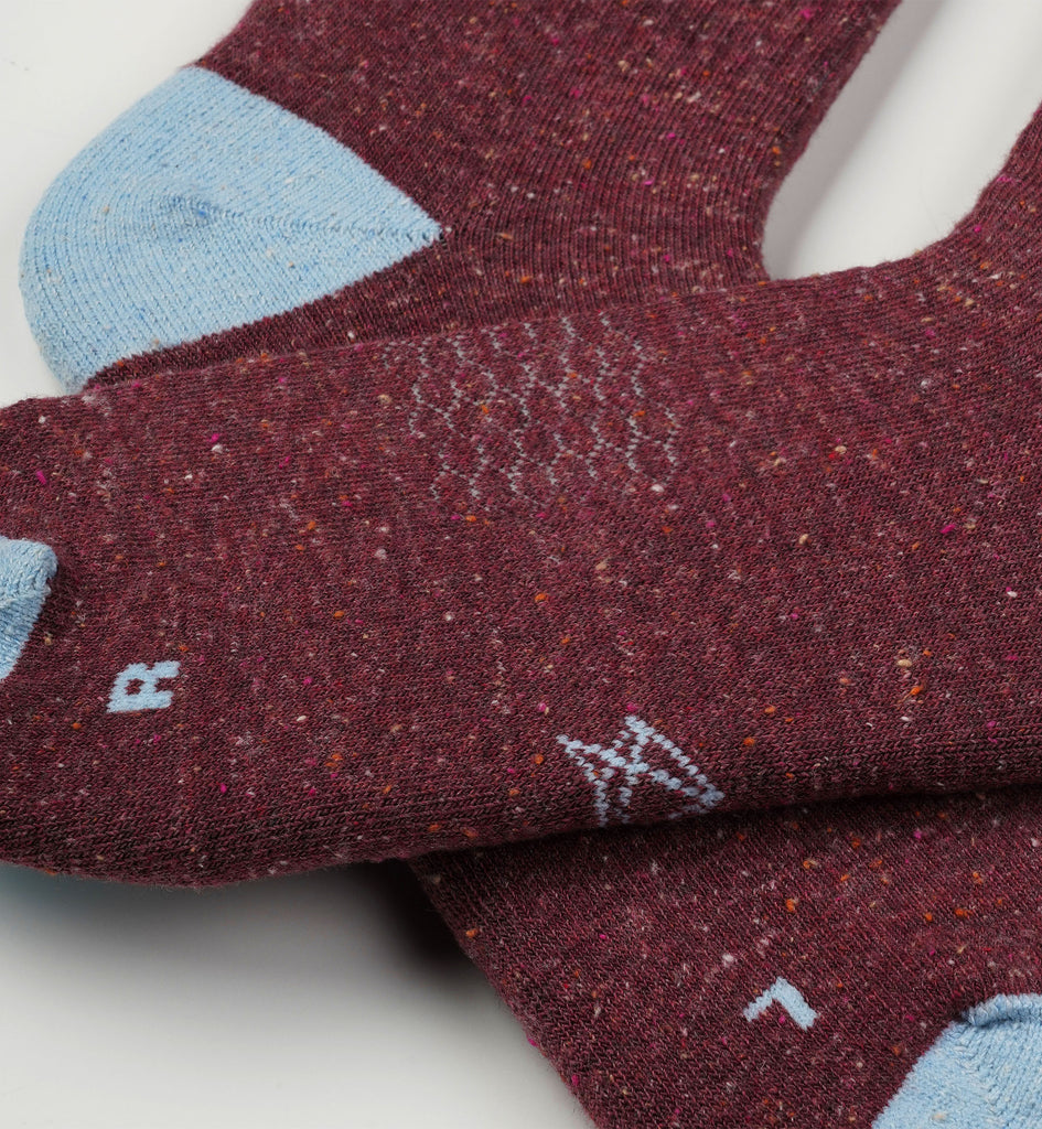 INCYLENCE LIFESTYLE ONE BORDEAUX BLUE Socken INCYLENCE