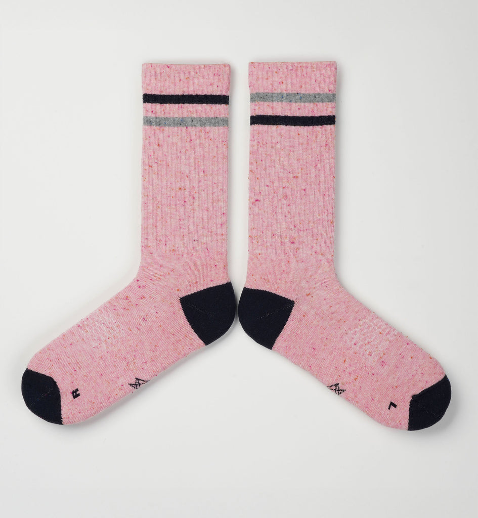 INCYLENCE LIFESTYLE ONE LIGHT PINK BLACK Socken INCYLENCE