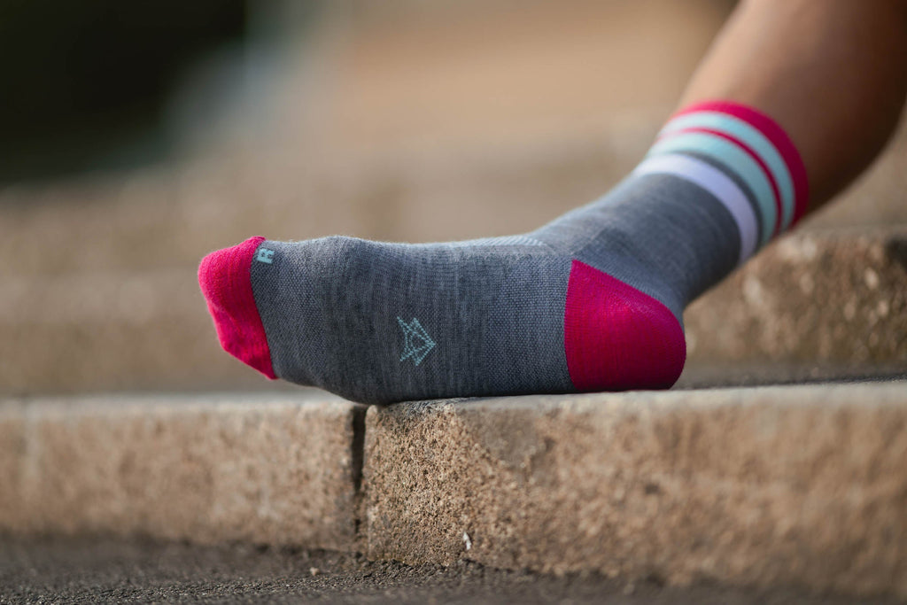 INCYLENCE MERINO STRIVE LIGHT GREY SKY BLUE Socks INCYLENCE   