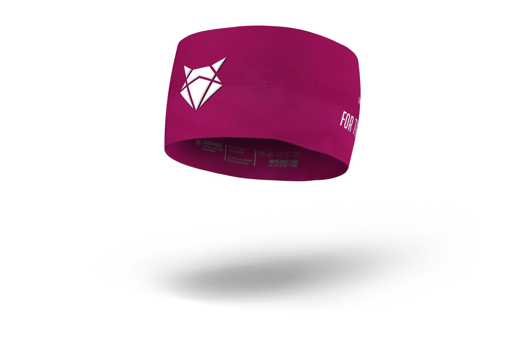 INCYLENCE HEADBAND V1 MAGENTA WHITE WIDE Headband Wide INCYLENCE