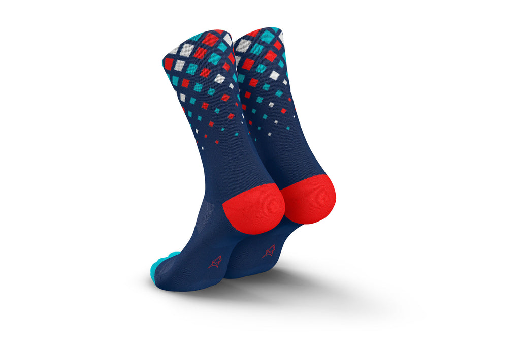 INCYLENCE RUNNING CRYSTALS NAVY CYAN INFERNO Running High-Cut INCYLENCE