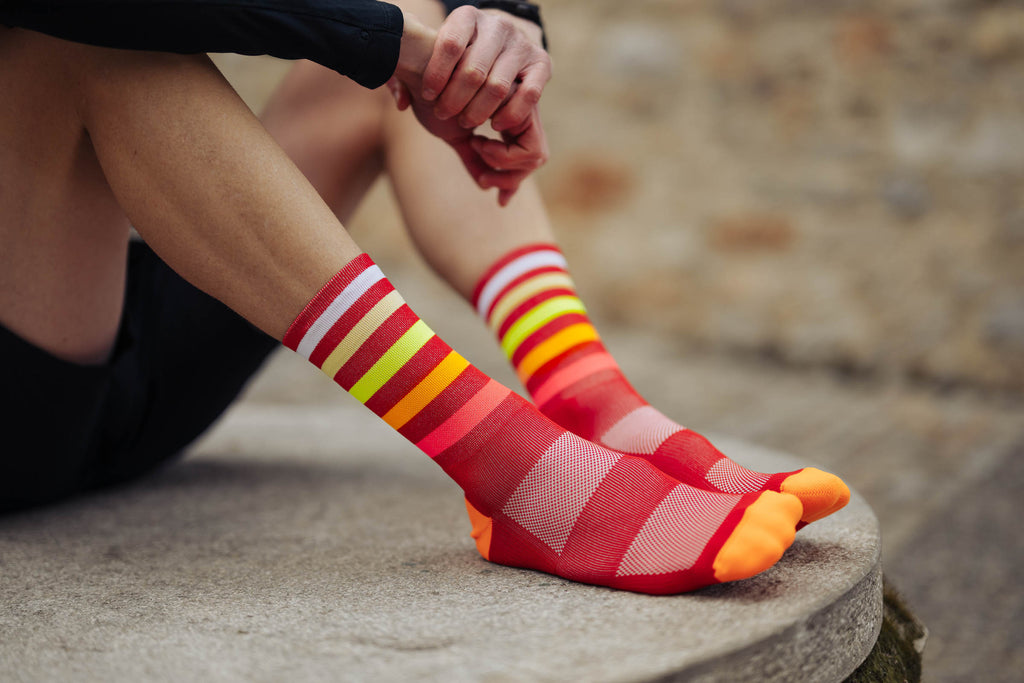 INCYLENCE RUNNING LEVELS SUNSET Socks INCYLENCE