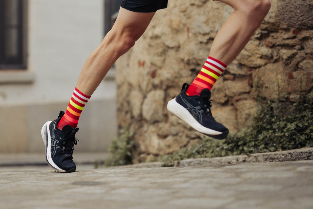 INCYLENCE RUNNING LEVELS SUNSET Socks INCYLENCE