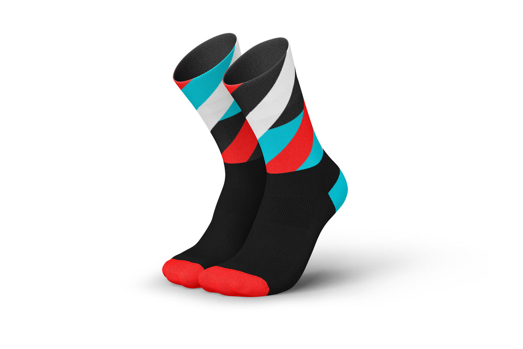 INCYLENCE RUNNING LOOPS BLACK CYAN INFERNO Running High-Cut INCYLENCE