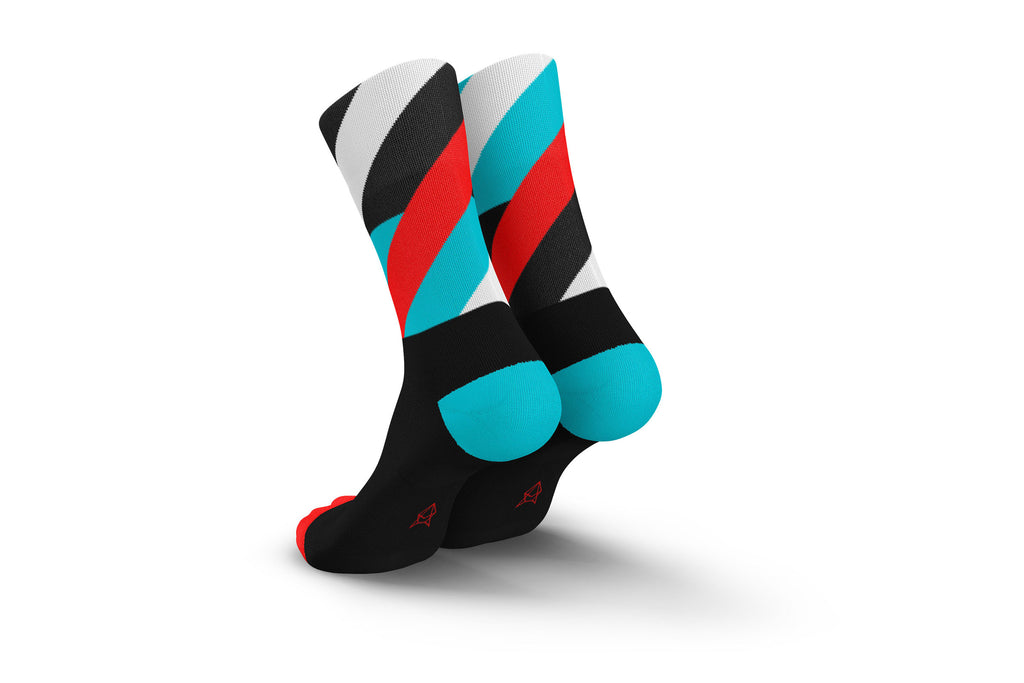 INCYLENCE RUNNING LOOPS BLACK CYAN INFERNO Running High-Cut INCYLENCE