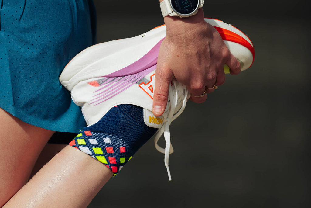 INCYLENCE RUNNING CRYSTALS SHORT NAVY CANARY Socks INCYLENCE