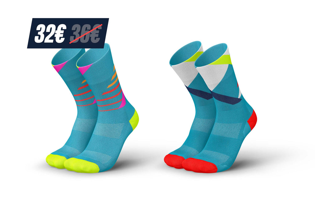 INCYLENCE BUNDLE BLUE COLORPOP SET Socks INCYLENCE