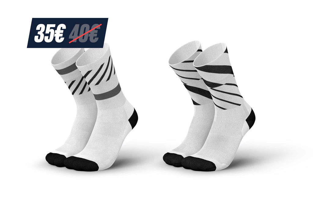 INCYLENCE BUNDLE CLASSIC WHITE DUO Socks INCYLENCE