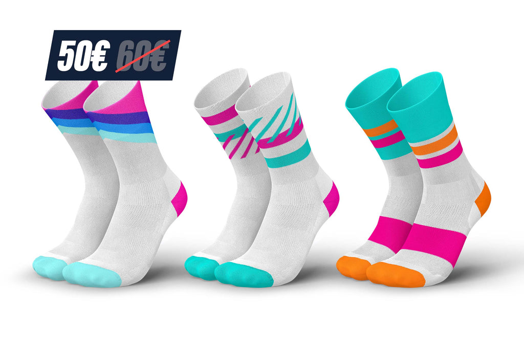 INCYLENCE BUNDLE RADIANT PINK COLLECTION Socks INCYLENCE