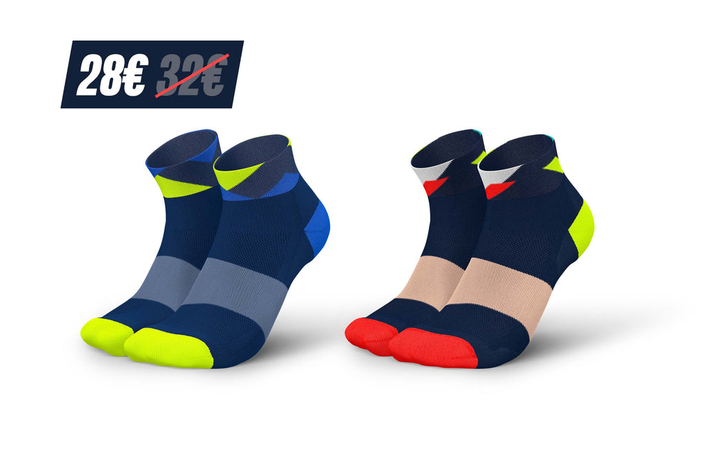 INCYLENCE BUNDLE NEON NAVY COMBO Socks INCYLENCE   