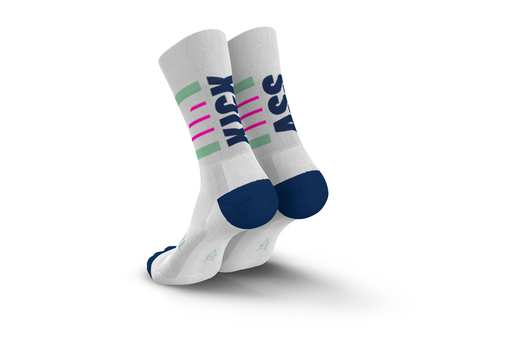 INCYLENCE ULTRALIGHT KICKASS V2 WHITE PINK Socks INCYLENCE