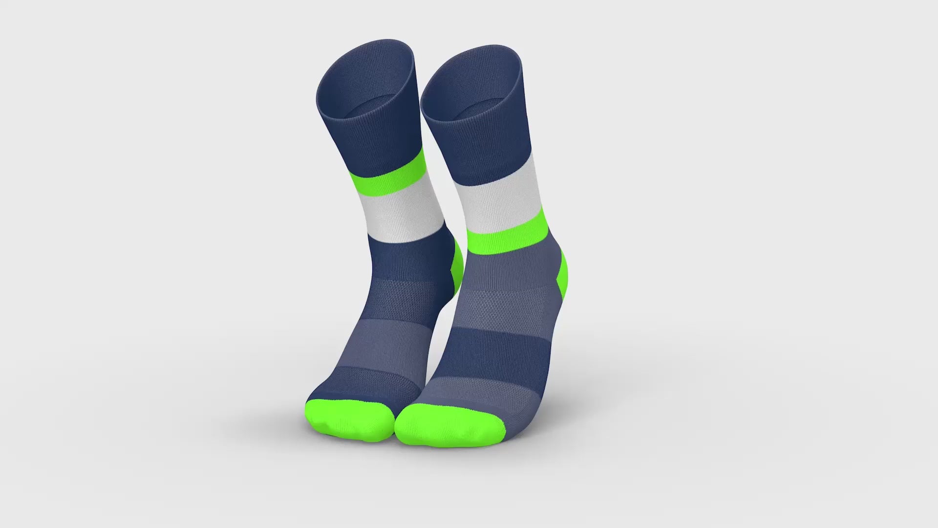 RUNNING BANDS NAVY GREEN Running High-Cut INCYLENCE