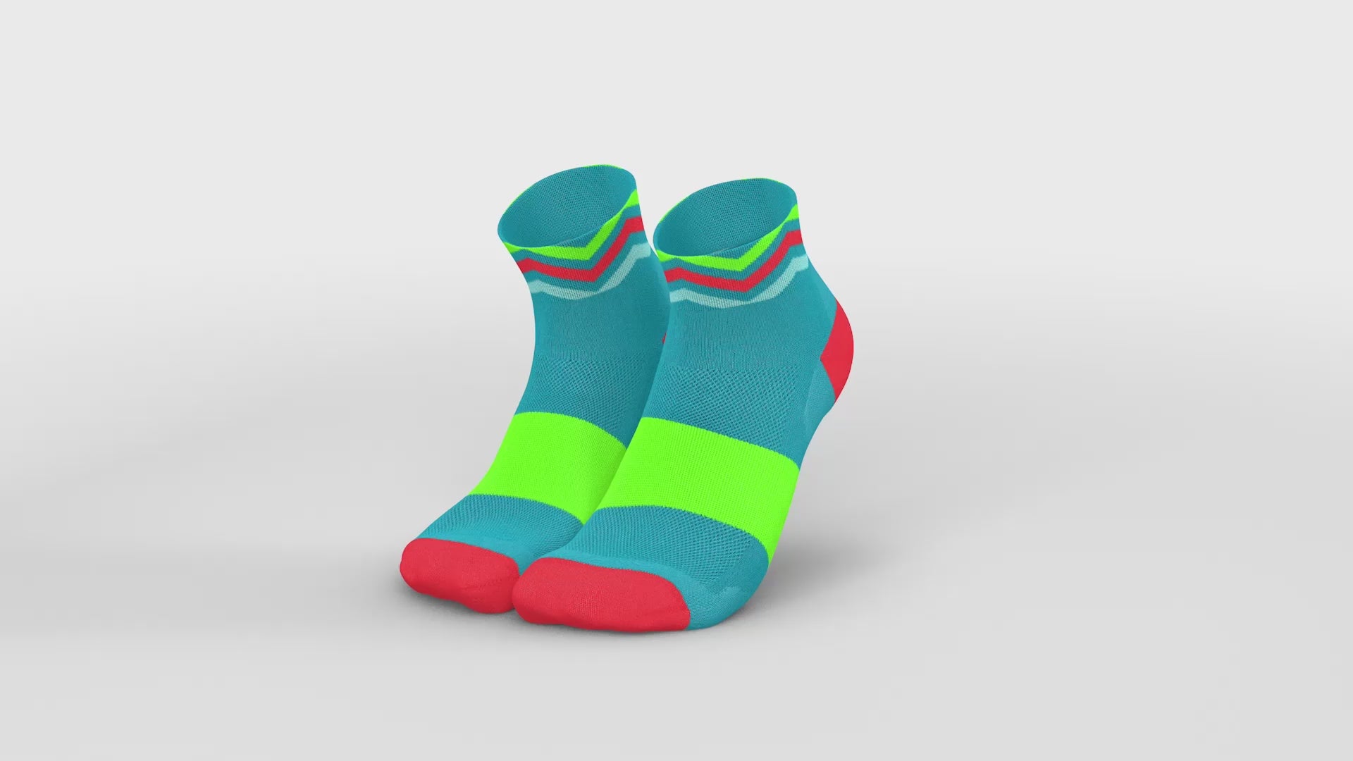 ULTRALIGHT WAVES SHORT CYAN GREEN Ultralight Low-Cut INCYLENCE