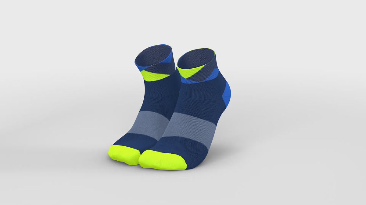 RUNNING PEAKS SHORT NAVY BLUE CANARY Running Low-Cut INCYLENCE