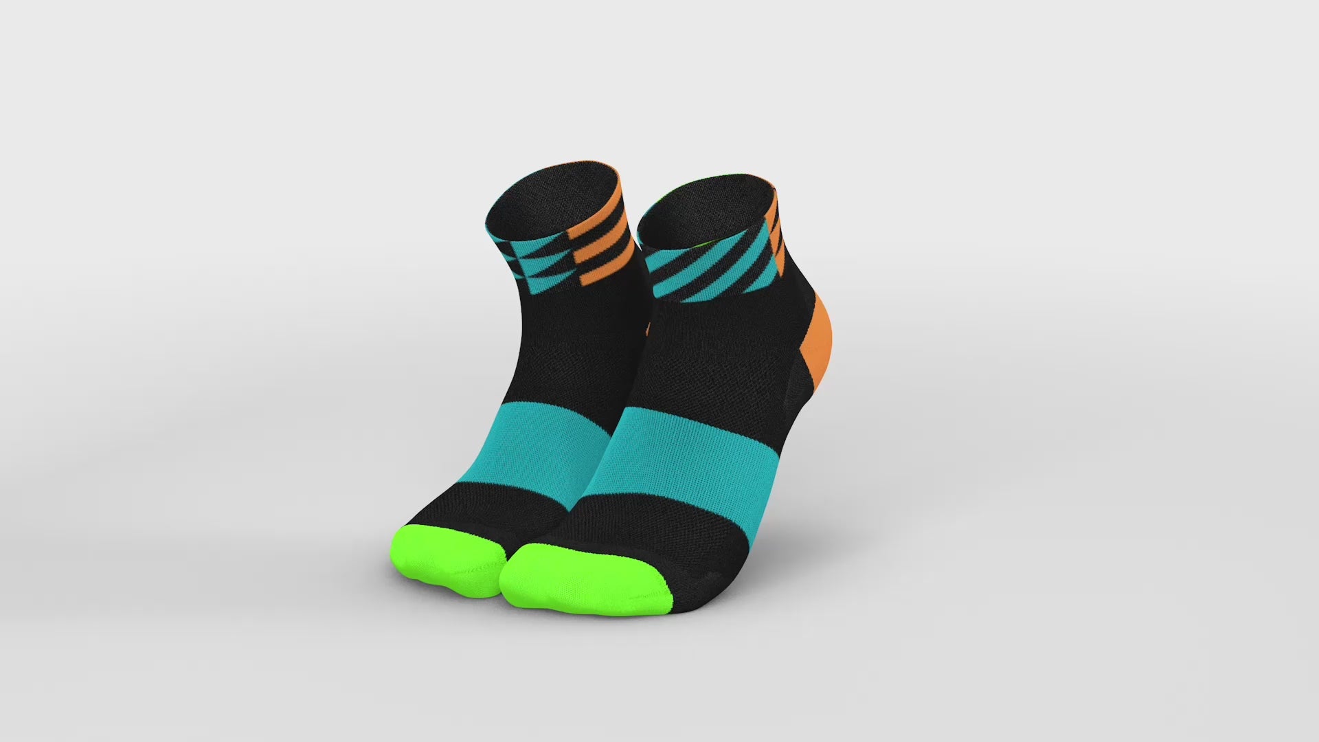 ULTRALIGHT ELEMENTS SHORT BLACK CYAN Ultralight Low-Cut INCYLENCE