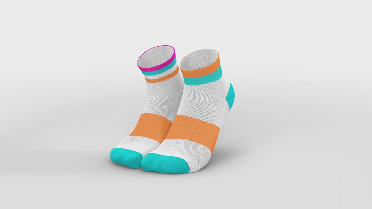 RUNNING BANDS SHORT CYAN ORANGE Running Low-Cut INCYLENCE