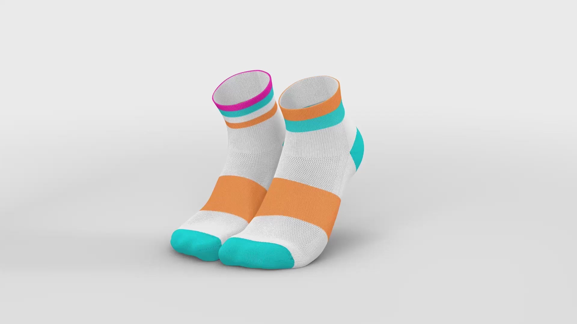 RUNNING BANDS SHORT CYAN ORANGE Running Low-Cut INCYLENCE