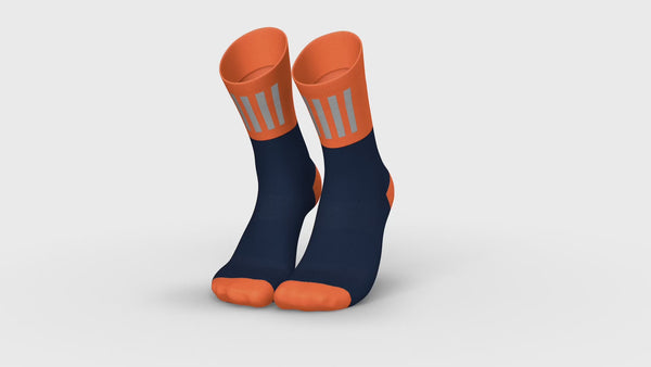 INCYLENCE HIGH-VIZ V3 BLUE ORANGE Socks INCYLENCE