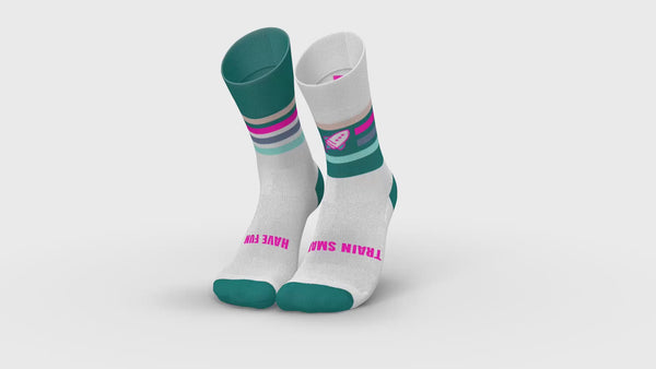 INCYLENCE ULTRALIGHT KICKASS V3 PETROL PINK Socks INCYLENCE