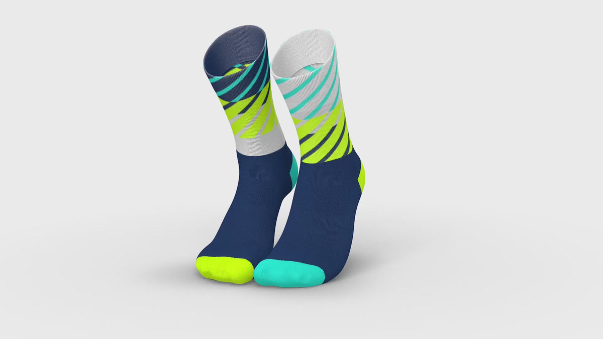 RUNNING DIAGONALS NAVY CANARY Running High-Cut INCYLENCE
